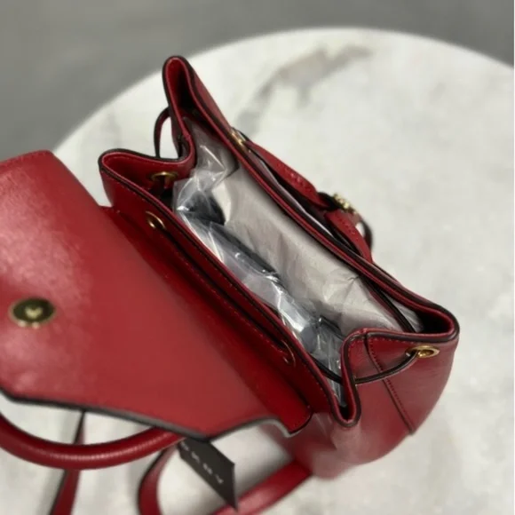 NWT DKNY leather backpack